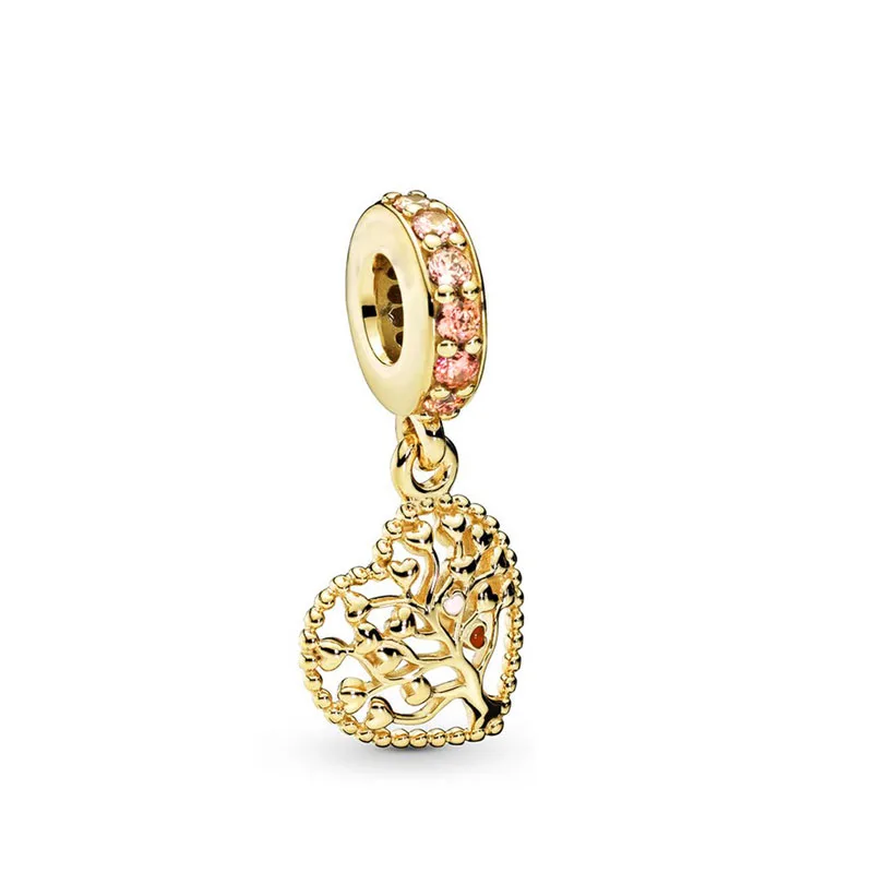 New Silver Women's Charm Golden Tree Of Life Dream Catcher Beads For Classic S925 Snake Women's Bracelet Jewelry Gift