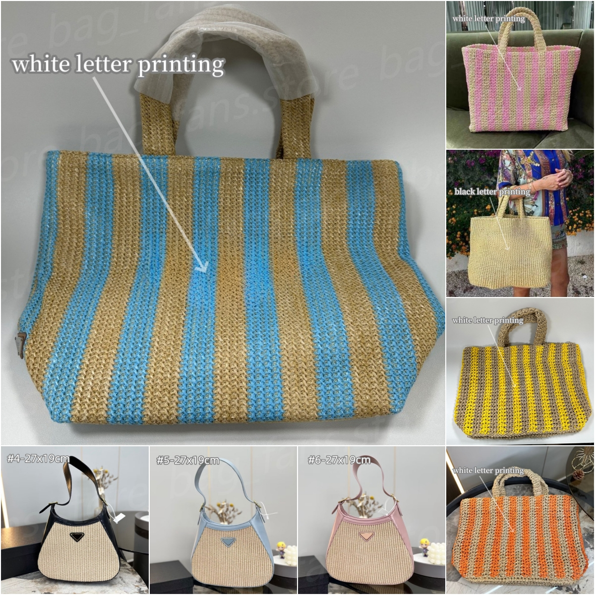 High Quality Designer Hobo Bags Color Embroidery Fashion Shoulder Bags with Diamonds Women Handbags 26297 19149