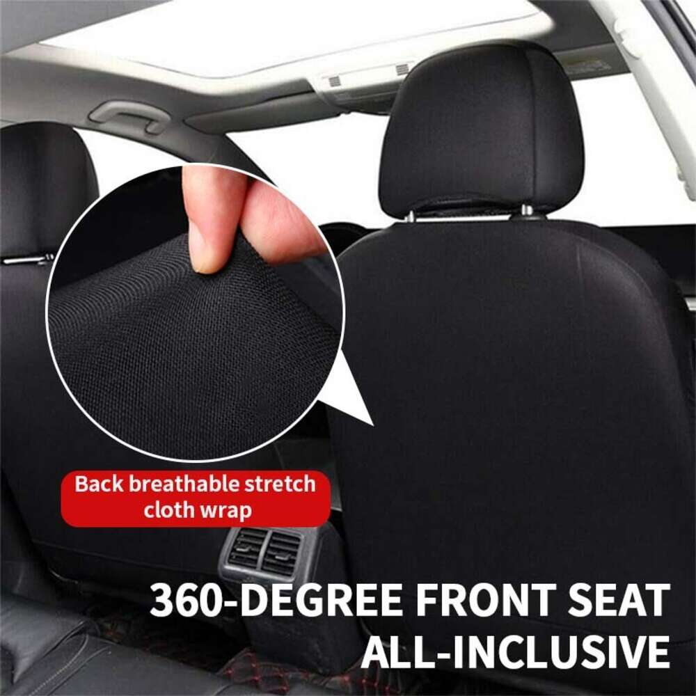 New Set Breathable PU Leather Vehicle Seat Cushion Surround Cover For Car Full Protection Pad Fit 5-Seat Auto