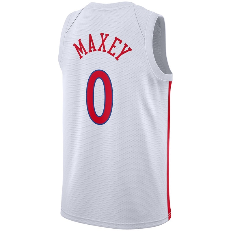 Joel Embiid Tyrese Maxey Basketball Jersey Paul George Allen Iverson V J Edgecombe Jared McCain Caleb Martin Sixer ominick Barlow 76er Quentin Grimes 