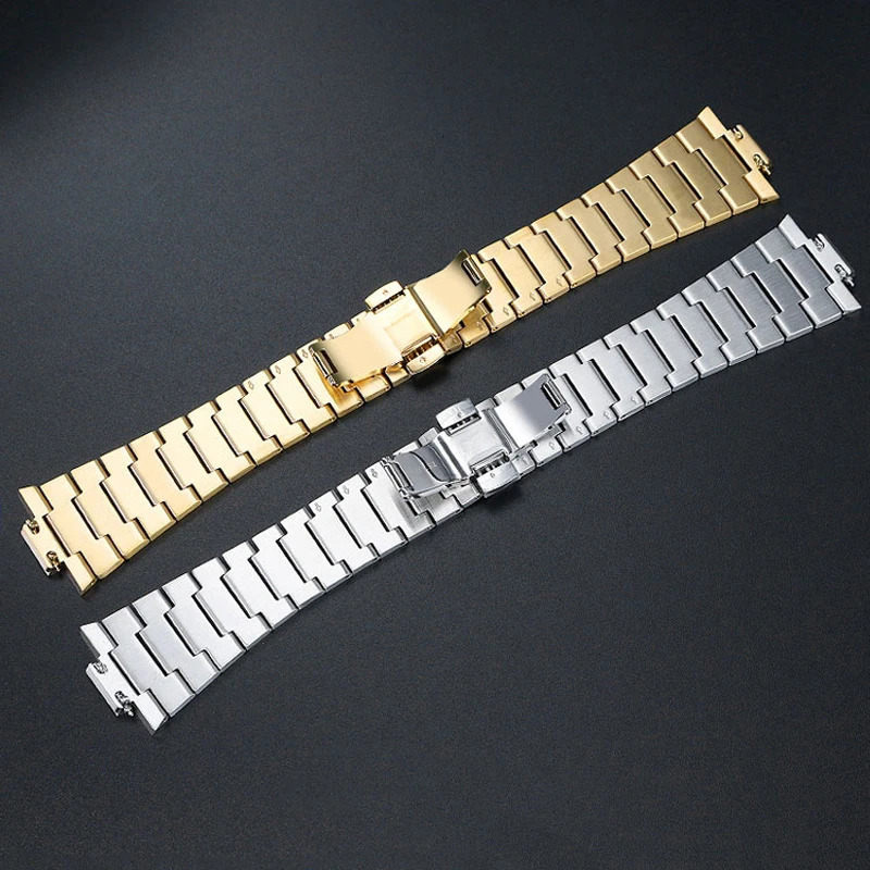 For PRX Series T137407 T137410 Watch Band Stainless Steel Strap Solid Chain Accessories Mens Bracelet 1853 240311