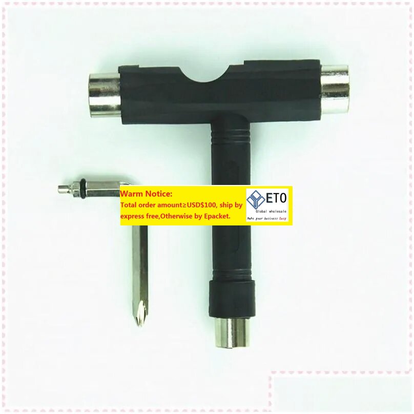 Other Hand Tools Socket Wrench T Type Handtools Iron Skate Board Bearing Spanner Dance Special Tools Non Slip Plastic 2 5Gy G2 Drop Dhzaj LL