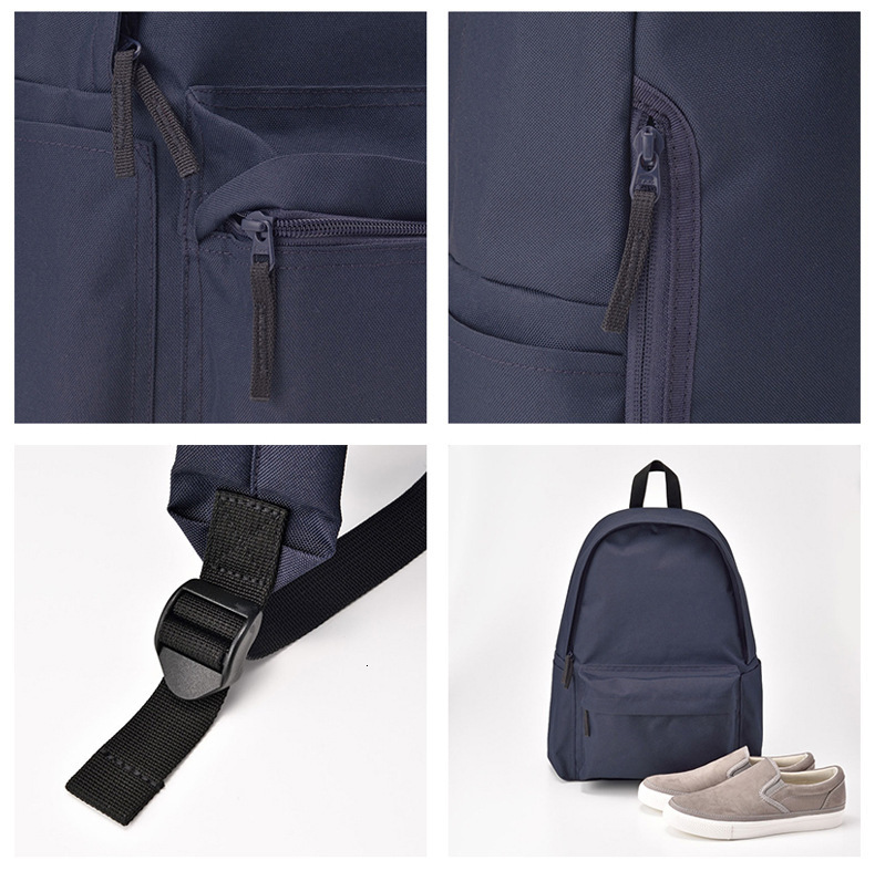 Muji Japanese good backpack waterproof simple Japanese and Korean version fashionable schoolbag for boys and girls ins tidal bag 230227