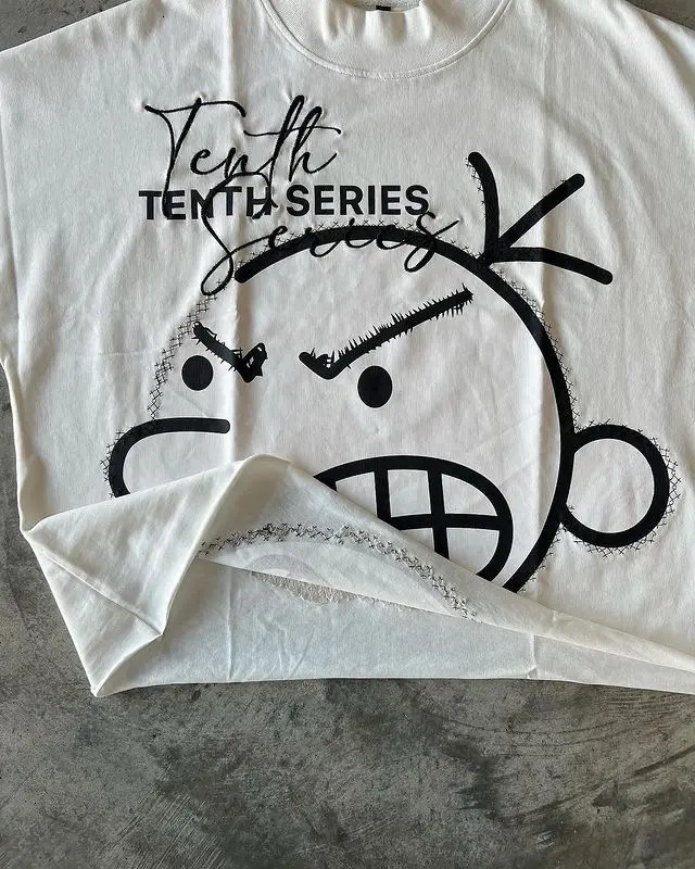 Streetwear T Shirt Y2K Harajuku Hip Hop Letter Cartoon Graphic Print Oversized Tshirt Mens Round Neck Cotton Short Sleeve Tops 240315