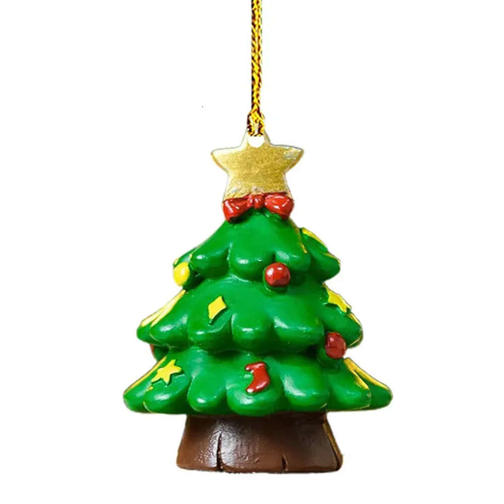 Pendant Animal Acrylic Christmas Decoration Cute Xmas Tree Hanging Ornaments New Year Holiday Party Gifts 0829