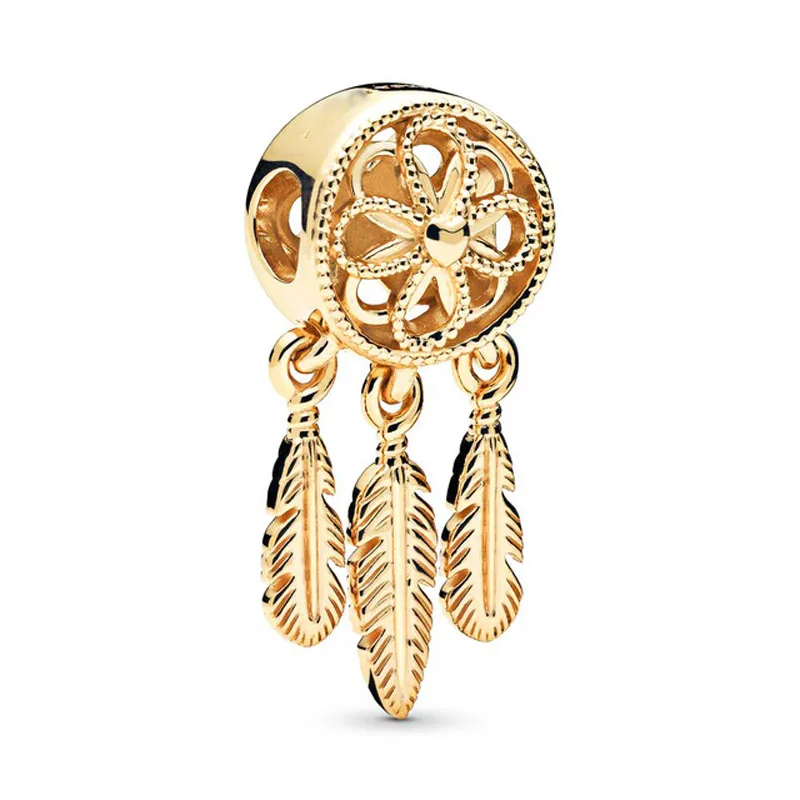 New Silver Women's Charm Golden Tree Of Life Dream Catcher Beads For Classic S925 Snake Women's Bracelet Jewelry Gift