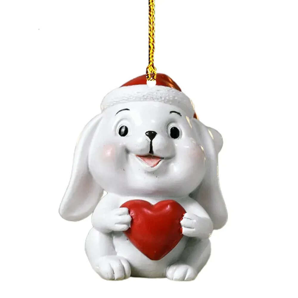 Pendant Animal Acrylic Christmas Decoration Cute Xmas Tree Hanging Ornaments New Year Holiday Party Gifts 0829
