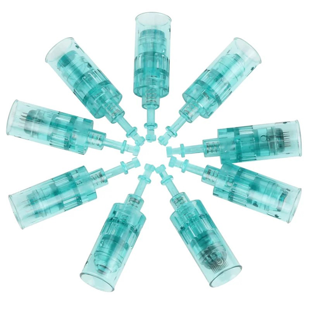 100pcs Dr pen A6S needles cartridge microneedle Nano tip replacement dermapen cartridges needling Meso Derma Pen 11/16/24/36/42 Pins 3D 5D