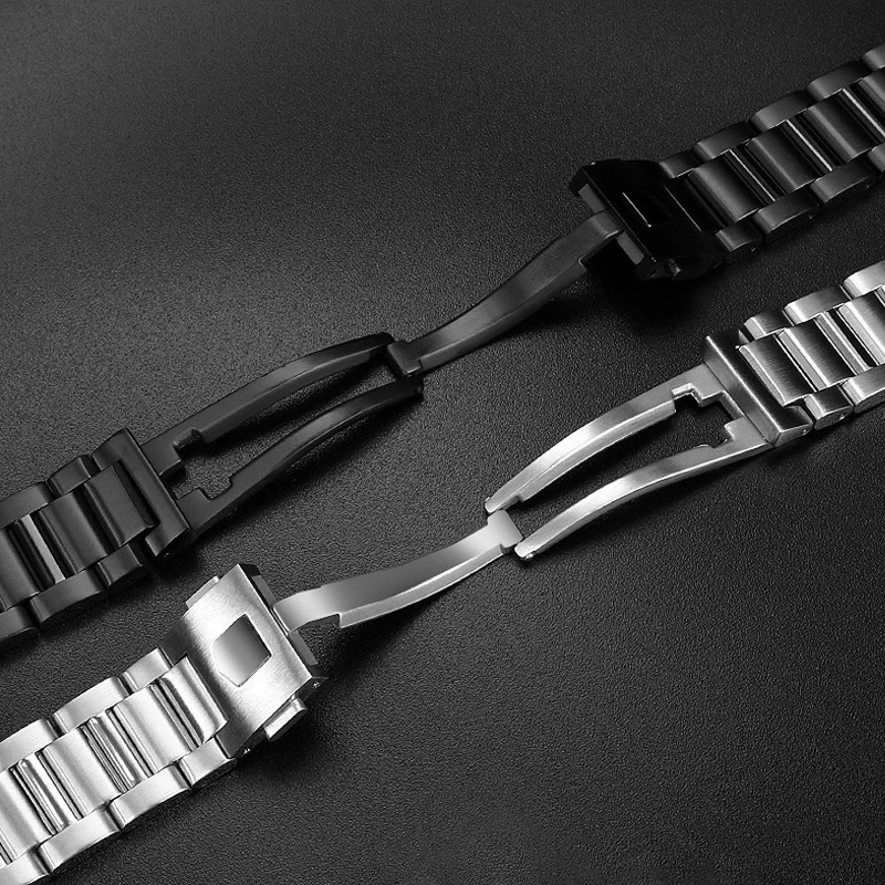 WatchStrap For Calera Series Stainless Steel Bracelet men Watchband 22mm 24mm Watch Accessories Band Solid watchchain 240311