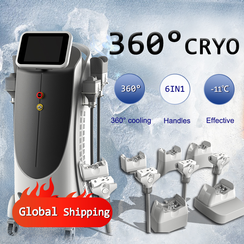 Cryolipolysis Cryo Body Shaping Fat Freeze Device 4 Cryo Handles Vacuum Weight Reduction Anti Cellulite good effect