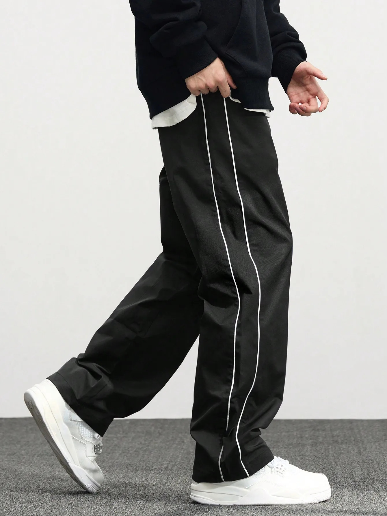 Casual Cotton Cargo Pants For Men Mens Loose With Side Pockets Long Trousers Street Everyday Jogger Out 240318