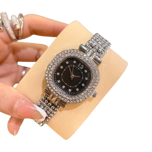 Fashion Luxury Gold Watch Women Watches Rhinestone Ladies wristwatch Stainless Steel iced out diamonds famous brand bracelet Clock