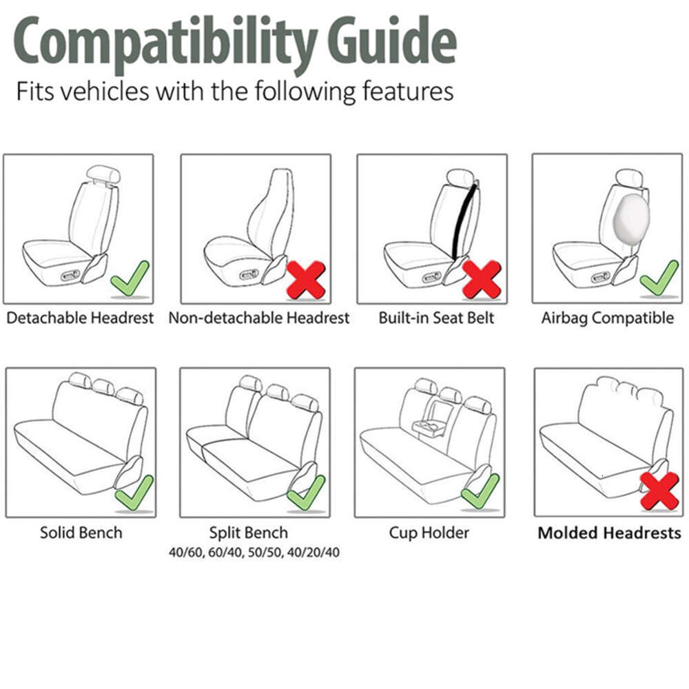 New Set Breathable PU Leather Vehicle Seat Cushion Surround Cover For Car Full Protection Pad Fit 5-Seat Auto