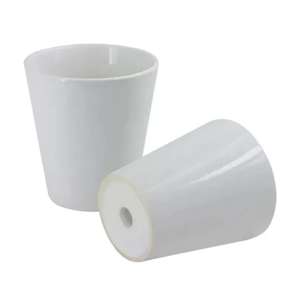 Pots 12Oz Sublimation Heat Flower Ceramic Press White Graden Gome Decoration Plant Pot 0614