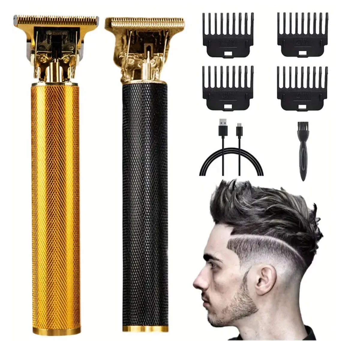 Electric Hair Trimmer Hair Clipper Barber Beard Hair Cutting Machine Shaver For Man