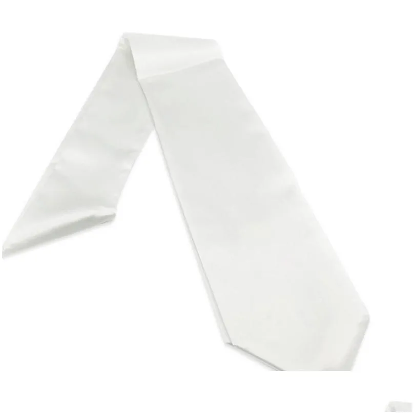 Home Textile Sublimation Blank Graduation Tie Stoles Grad Senior Student Vneck Logo Printing For Students Drop Delivery Garden Dhncp 11 LL