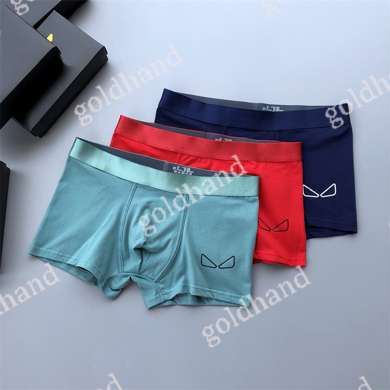 Mens Casual Underpant Summer Sport Breathable Boxers Sexy Male Uderwear Letter Printed Briefs