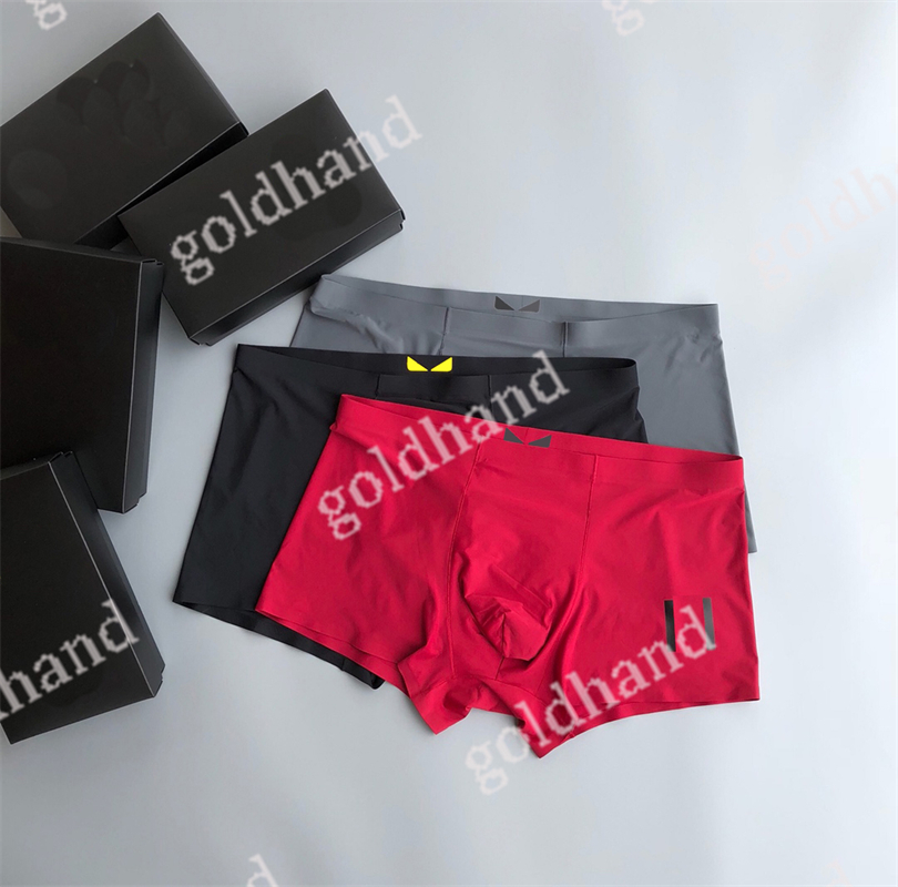 Mens Casual Underpant Summer Sport Breathable Boxers Sexy Male Uderwear Letter Printed Briefs