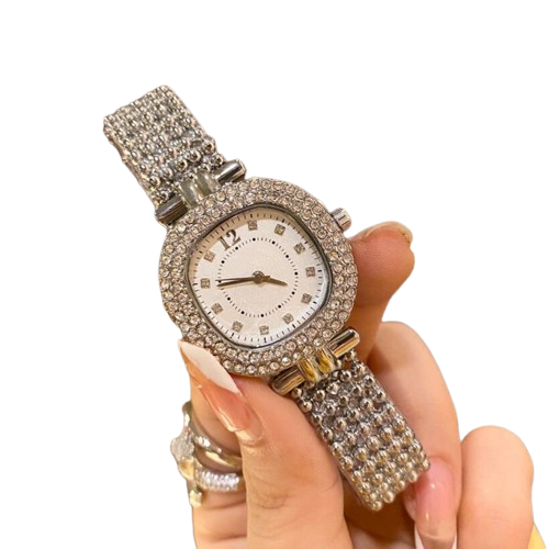 Fashion Luxury Gold Watch Women Watches Rhinestone Ladies wristwatch Stainless Steel iced out diamonds famous brand bracelet Clock