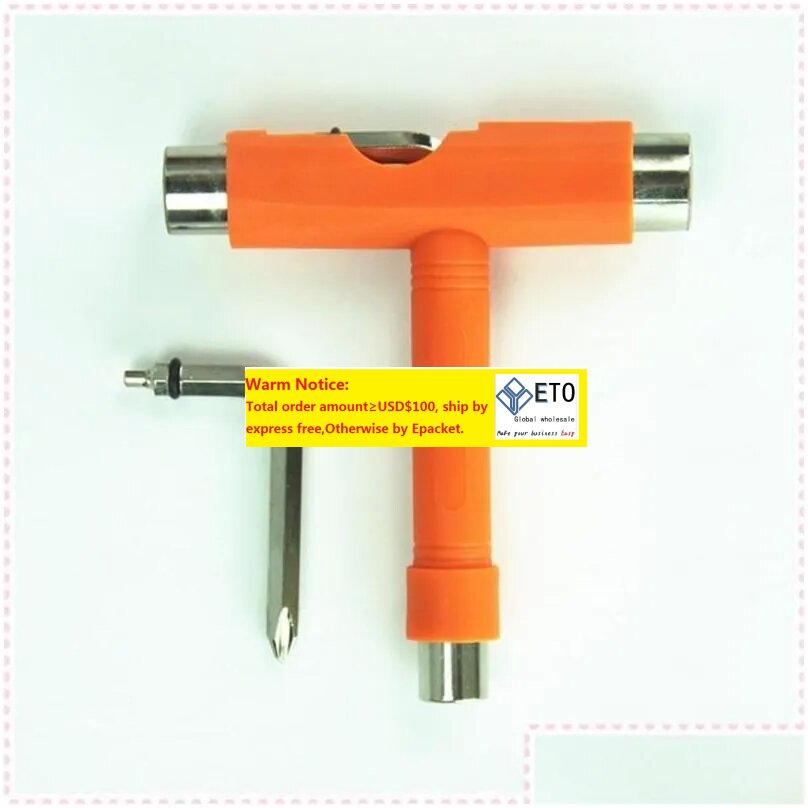 Other Hand Tools Socket Wrench T Type Handtools Iron Skate Board Bearing Spanner Dance Special Tools Non Slip Plastic 2 5Gy G2 Drop Dhzaj LL