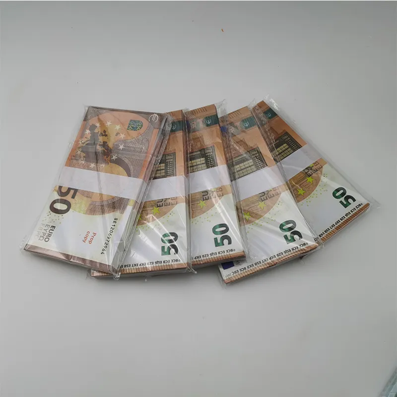 3 pack Party Supplies Fake Money Banknote 10 20 50 100 200 Euros Realistic pound Toy Bar Props Copy Currency Movie Money Faux-billets 480