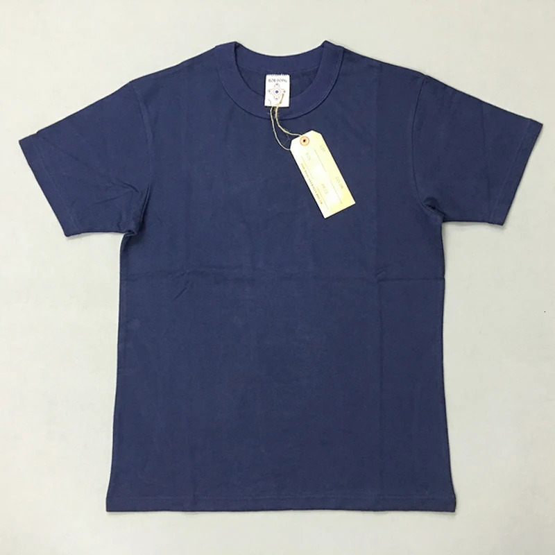 BOB DONG 300gr Basic Tee Shirts Summer Heavyweight Cotton Mens Plain T-Shirts 240408