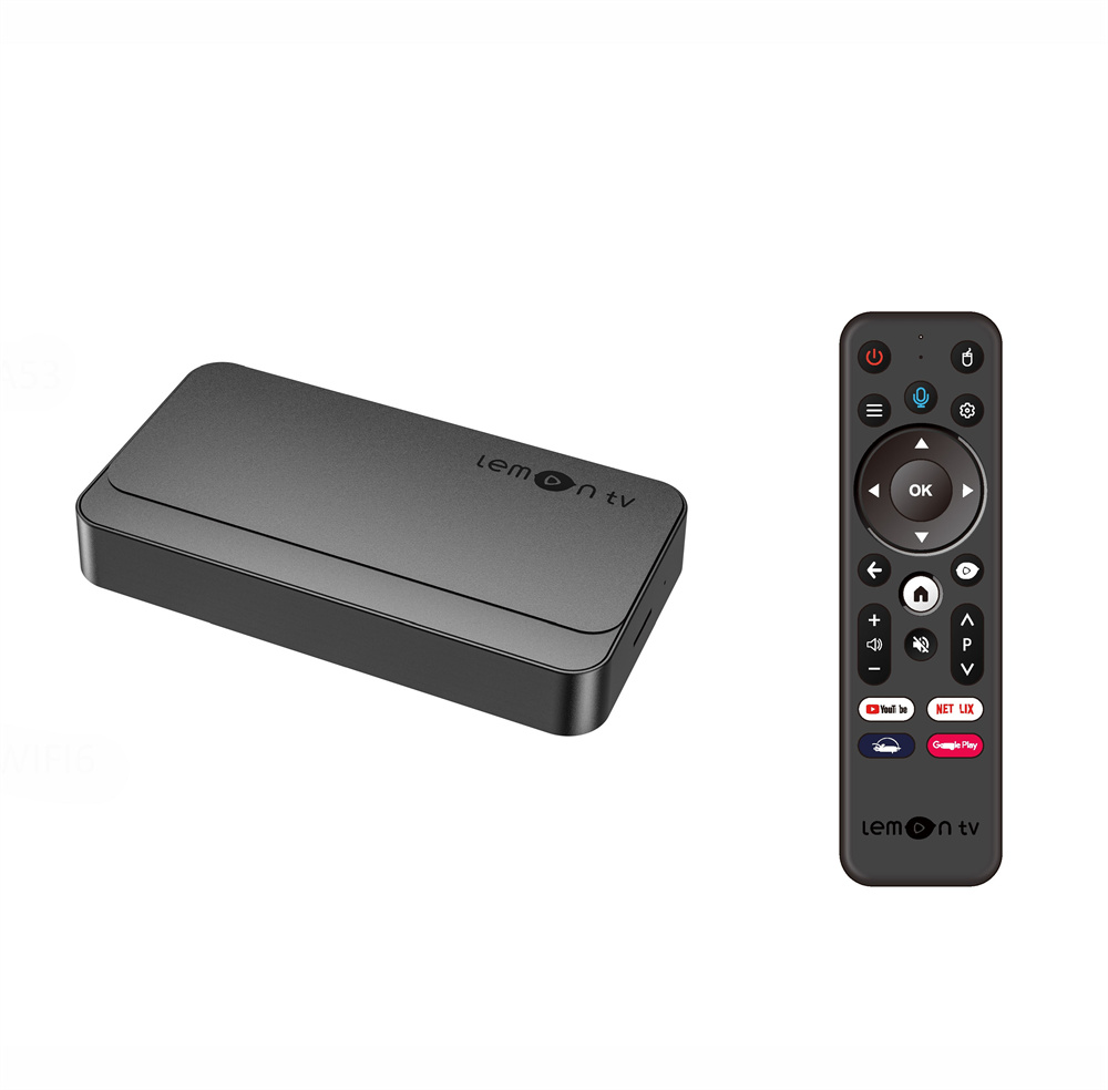 Ship From france Lemon TV Smart TV Box Android 10.0 Allwinner H313 Quad Core 2.4G/5G WIFI6 Bt 4K Media Player 2GB+8GB Set Top Box