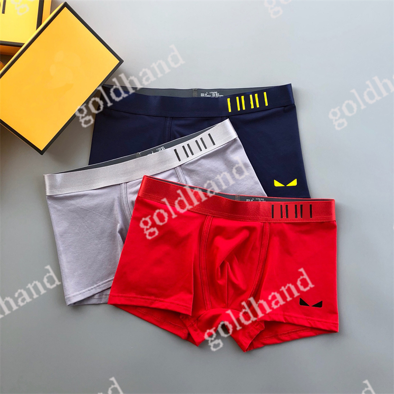 Mens Casual Underpant Summer Sport Breathable Boxers Sexy Male Uderwear Letter Printed Briefs