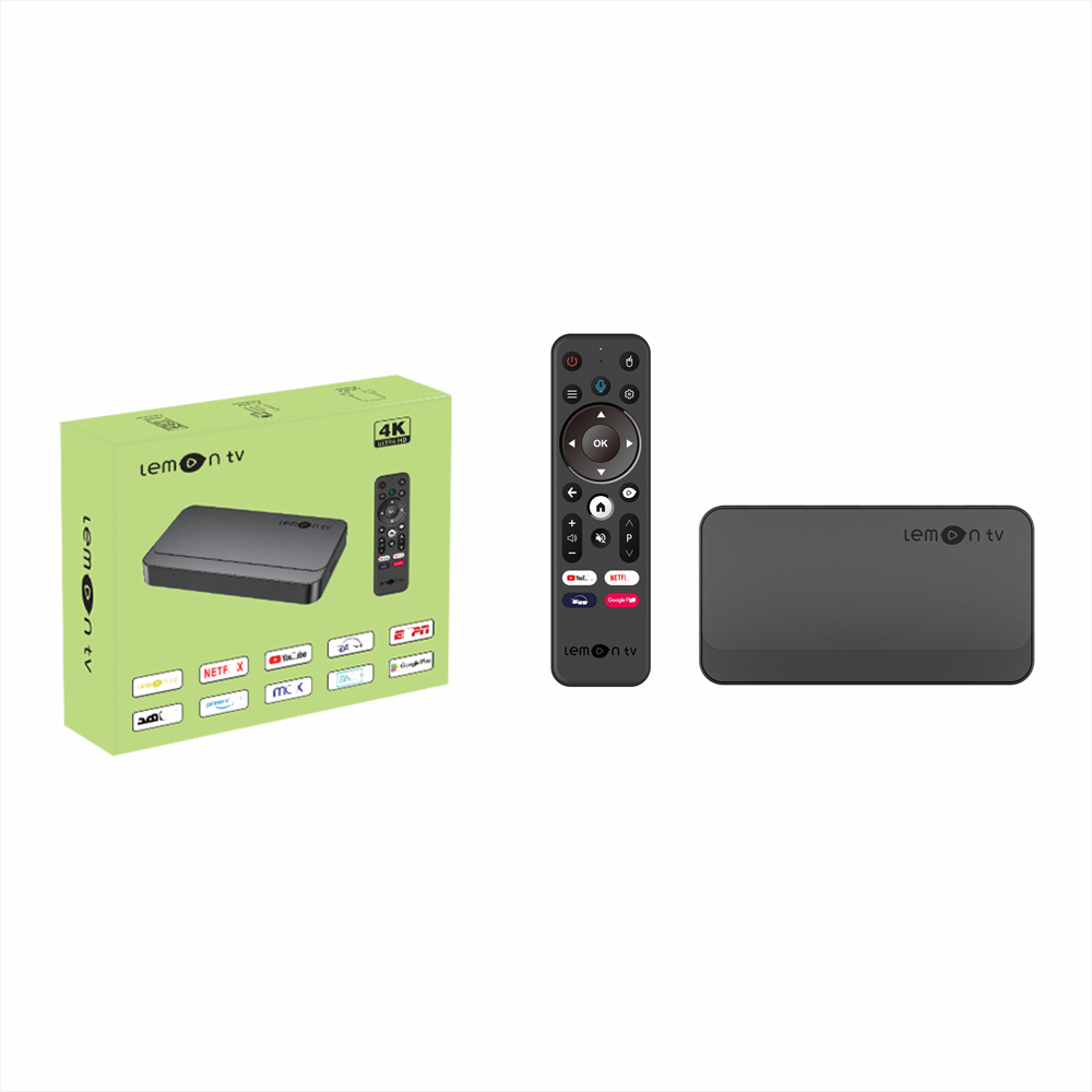 Ship From france Lemon TV Smart TV Box Android 10.0 Allwinner H313 Quad Core 2.4G/5G WIFI6 Bt 4K Media Player 2GB+8GB Set Top Box