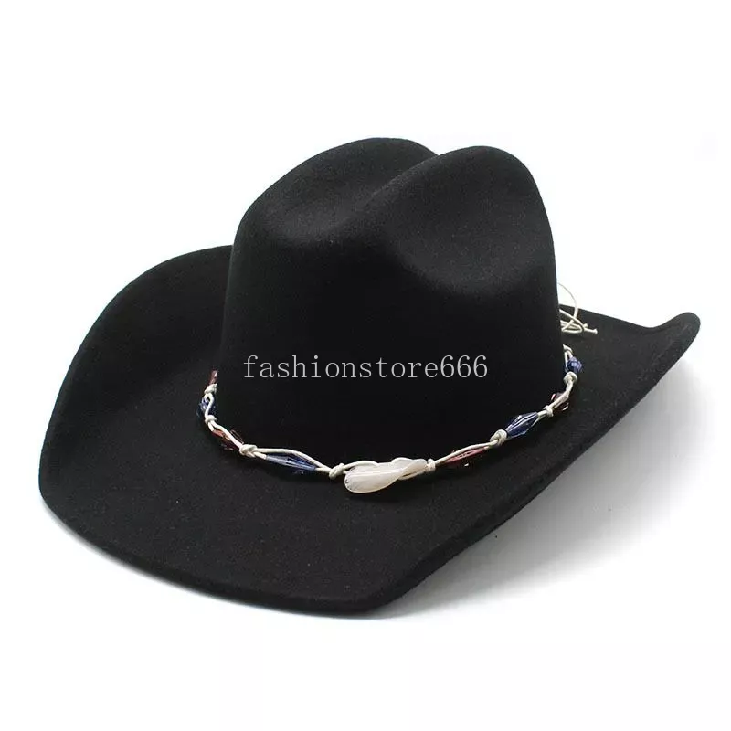Nouveau automne winter fedora chapeau cowboy jazz top chapeaux pour les femmes hommes fedoras largeur tasse de brim bouchons en feutre trilby de