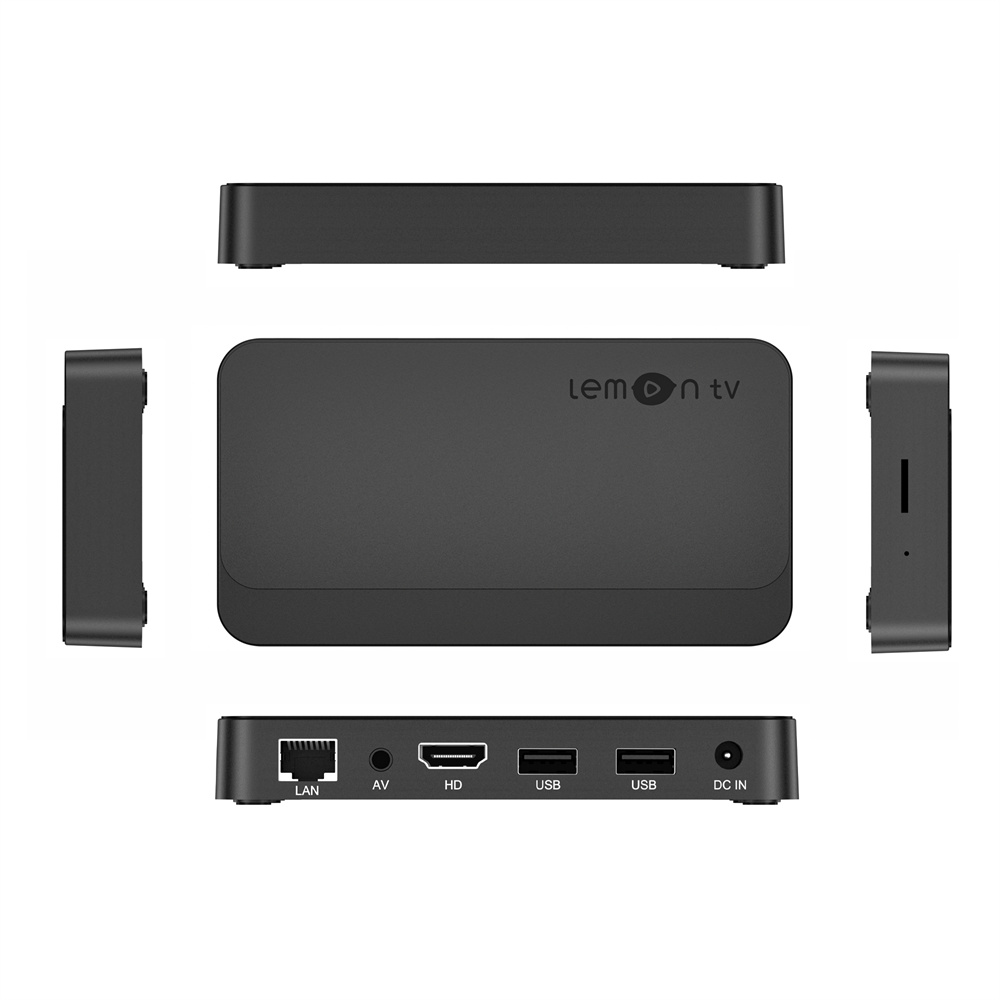 Ship From france Lemon TV Smart TV Box Android 10.0 Allwinner H313 Quad Core 2.4G/5G WIFI6 Bt 4K Media Player 2GB+8GB Set Top Box