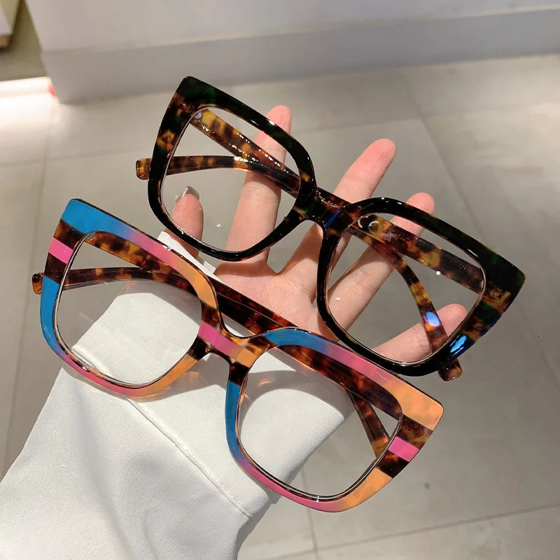 Retro anti blue light optical cat eye sexy womens glasses luxury brand designer trend for women Myopia prescription glasses frame 240322