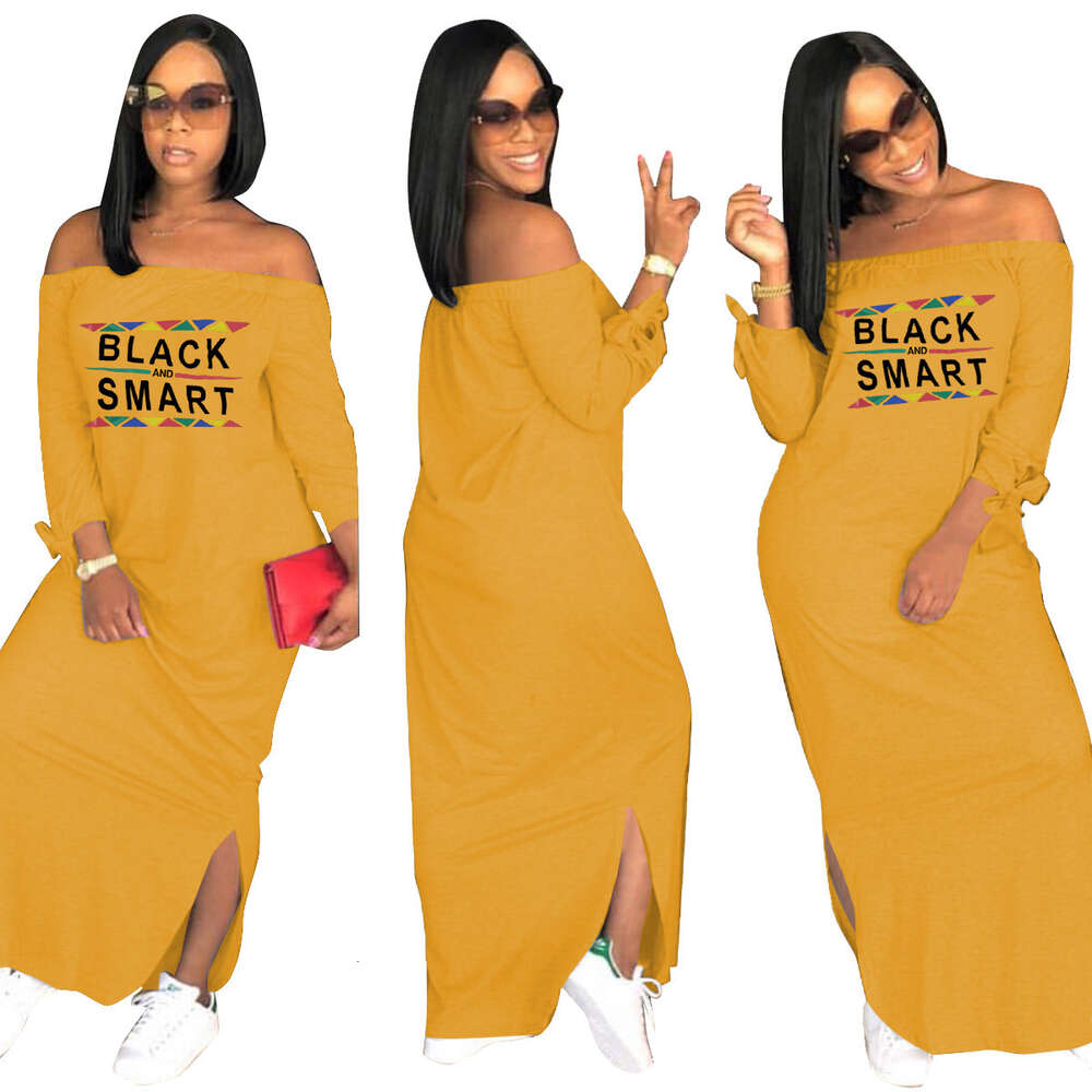 RETAIL Summer Plus Size 3xl Womens Clothing Maxi Dresses For Woman Short Sleeve Letter Printed Split Causal Sexy Dress