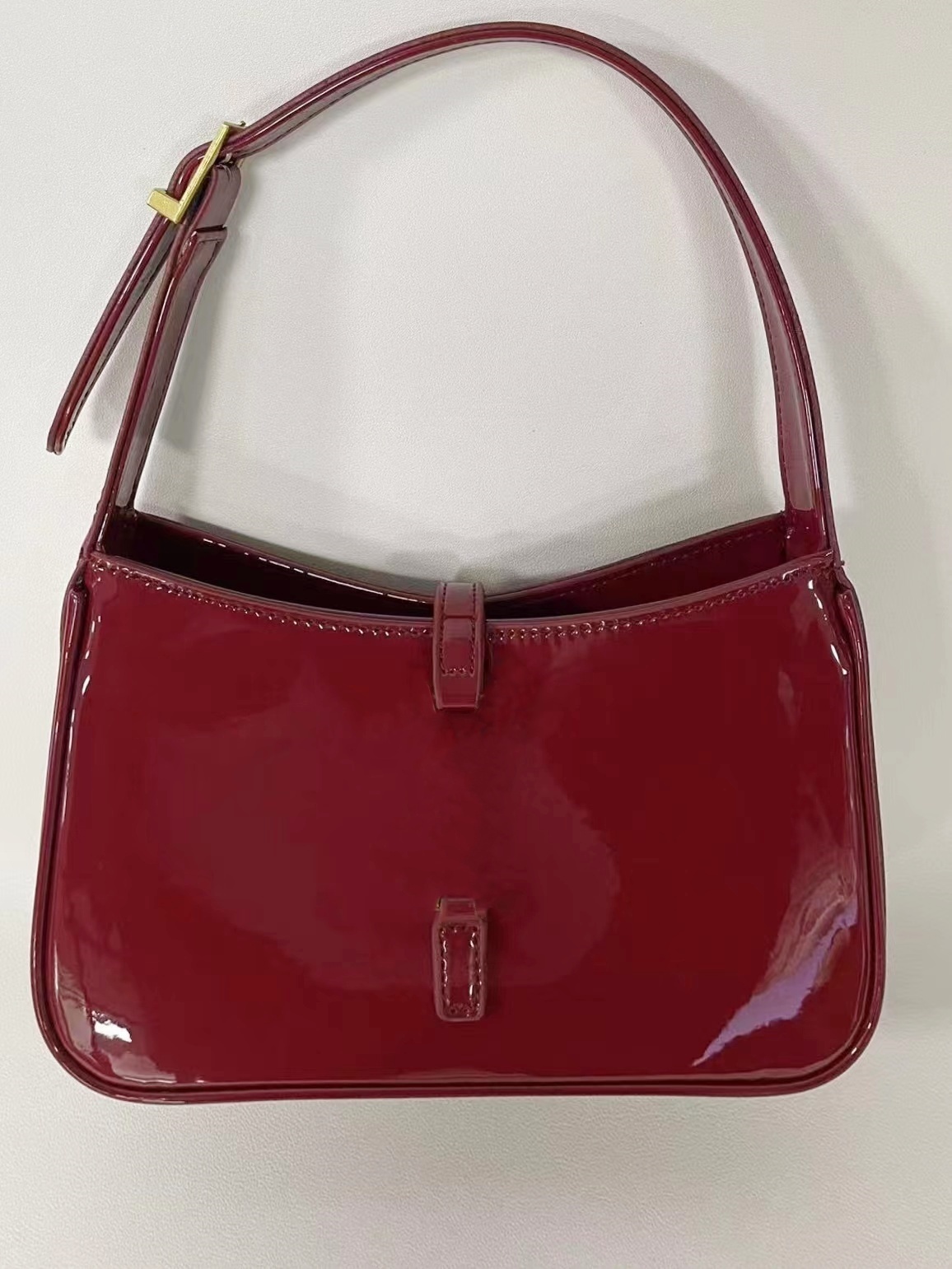 Fashion Designer Shoulder Bag Patent leather Hobo Bags Purse Luxury Bag LE5A7 about 25cm