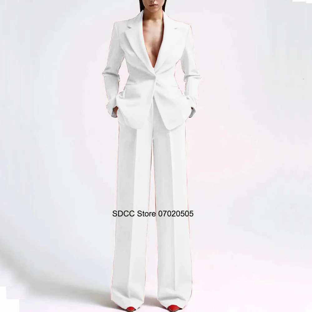 Red Suit Women Suits Sets Elegant Womens Pants and Blouse Set Groups of Pant Combi-pants Plus Size Two Piece 240309