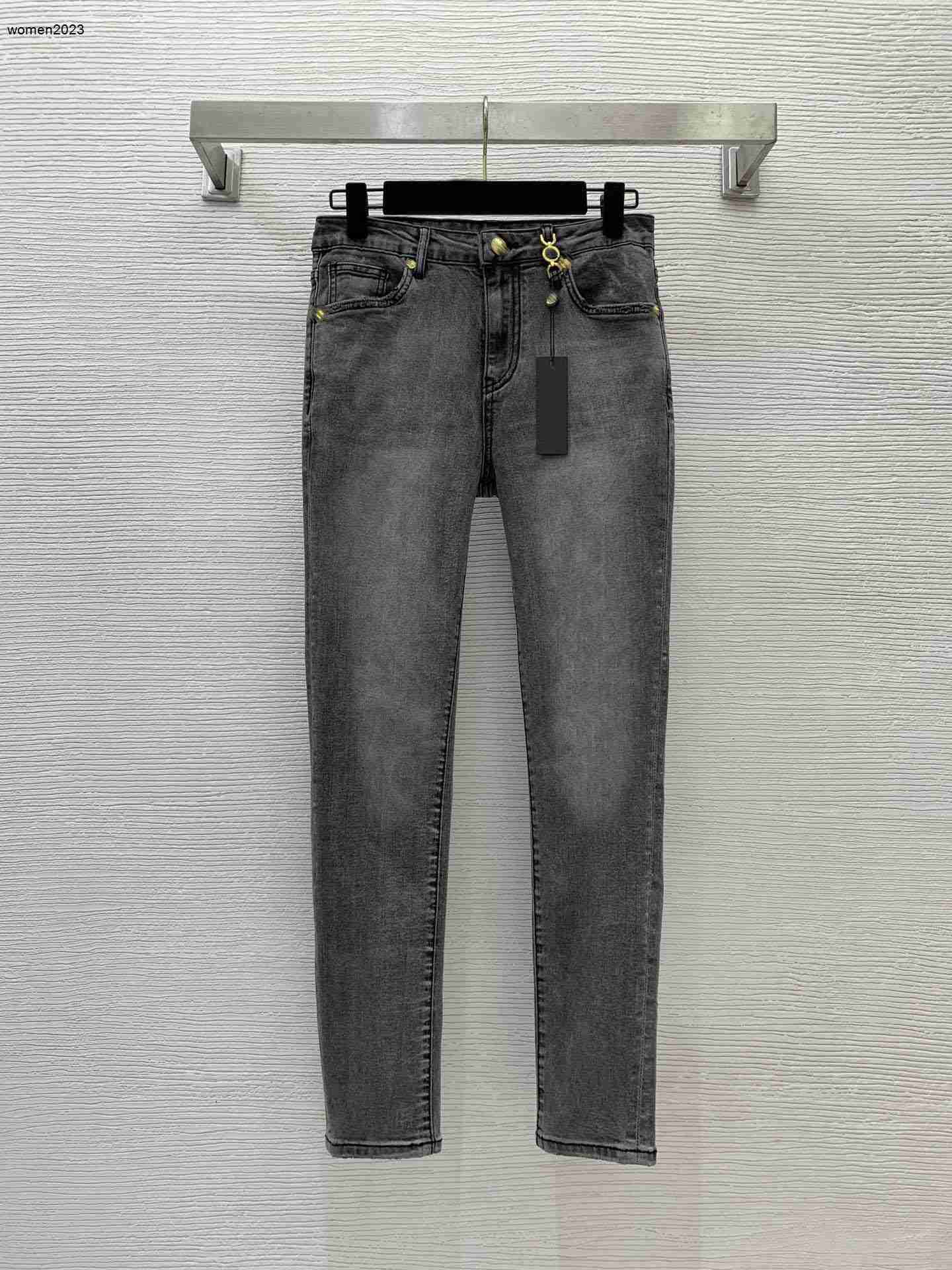 Brand Jeans Women Jean designer pants Elastic washing cotton Fashion LOGO denims Pants woman denims trousers Mar 23