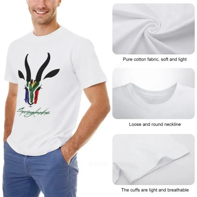 Springboks - Rugby World Champs 1994 2007 T-Shirt anime clothes customized t shirts plain t shirts men 240309
