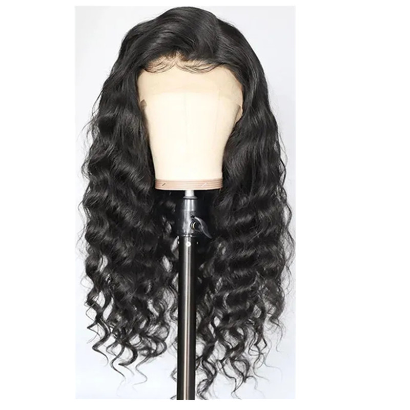 16inch full lace Human Hair Wigs Yaki Straight Kinky Curly Water Loose Deep Body Lace Front Wig for Women All Ages Natural 130%density 360 lace fronta