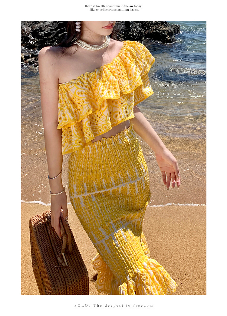 Vintage Notched Collar Draped Womens Two Piece Pants Rompers For Women Casual Sleeveless High Waist Wide Leg Playsuits Female Beige/Green Jumpsuit