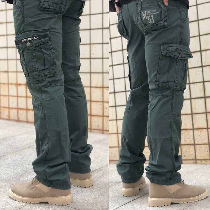 BAPAI Mens Fashion Work Pants Outdoor Wear-resistant Mountaineering Trousers Work Clothes Street Fashion Cargo Pants 240321