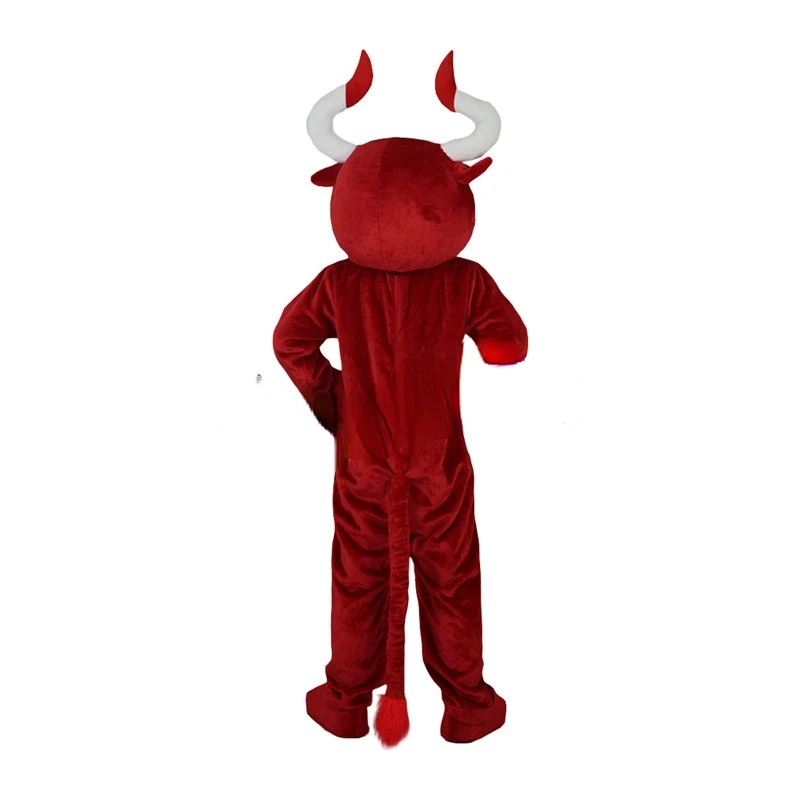 2024 Super Cute Bull mascot costumes halloween dog mascot character holiday Head fancy party costume adult size birthday