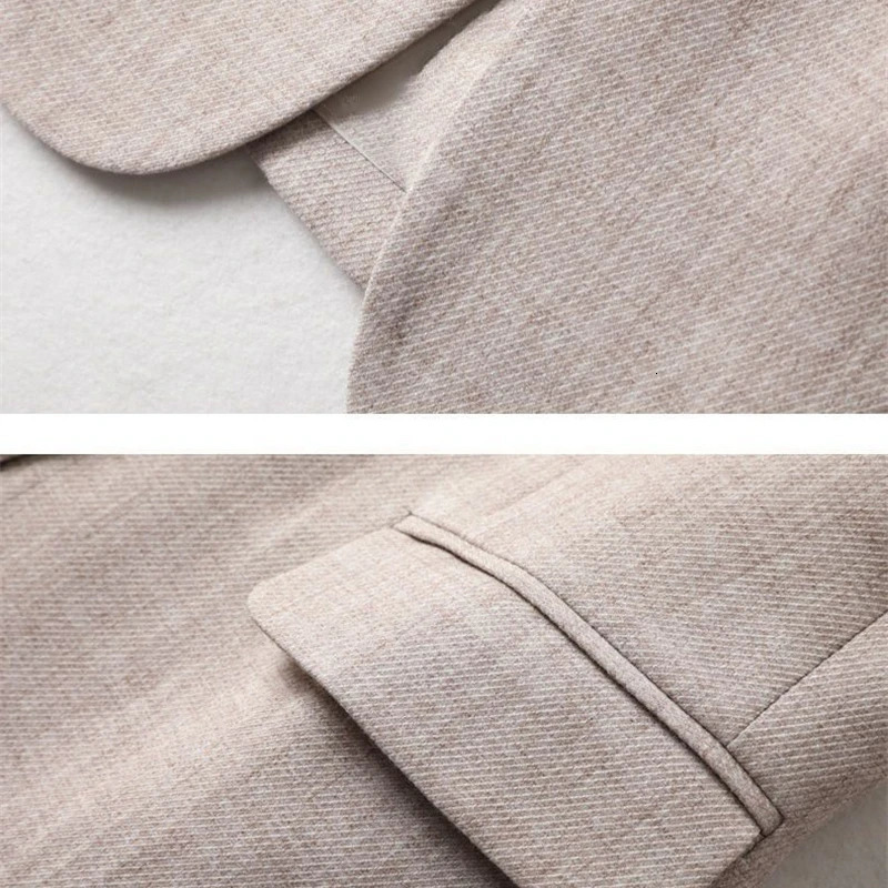 Ladies Long Sleeve Spring Casual Blazer Fashion Business Plaid Suits Women Work Office Jackets Coats S6XL 240318