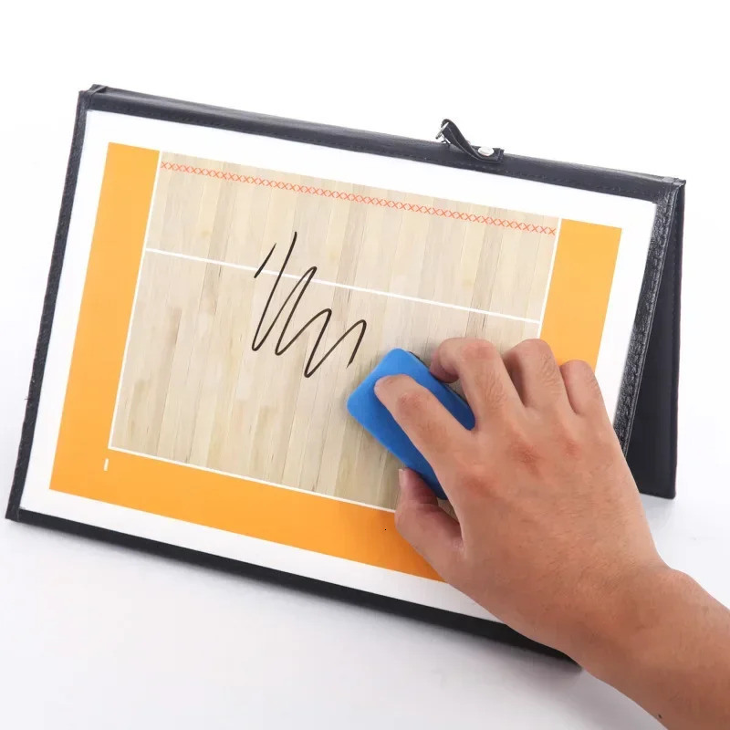Foldable Volleyball Tactical Board Coaching Volleyball Tactic Board Magnetic Handball Tactics Game Voleibol Training Teach 240301