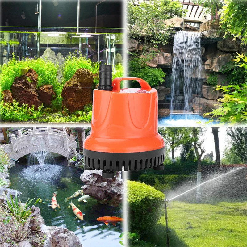 Water Pumps Fish Tank Submersible Pump 30W/60W/85W Bottom Suction Pump For Pond Aquariums Hydroponics Fountain Water Purifier 240308