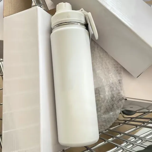 710ml L u Insulated Sports Bottle Water Bottles Stainless Steel Pure Titanium Vacuum Portable Leakproof Outdoor Cup