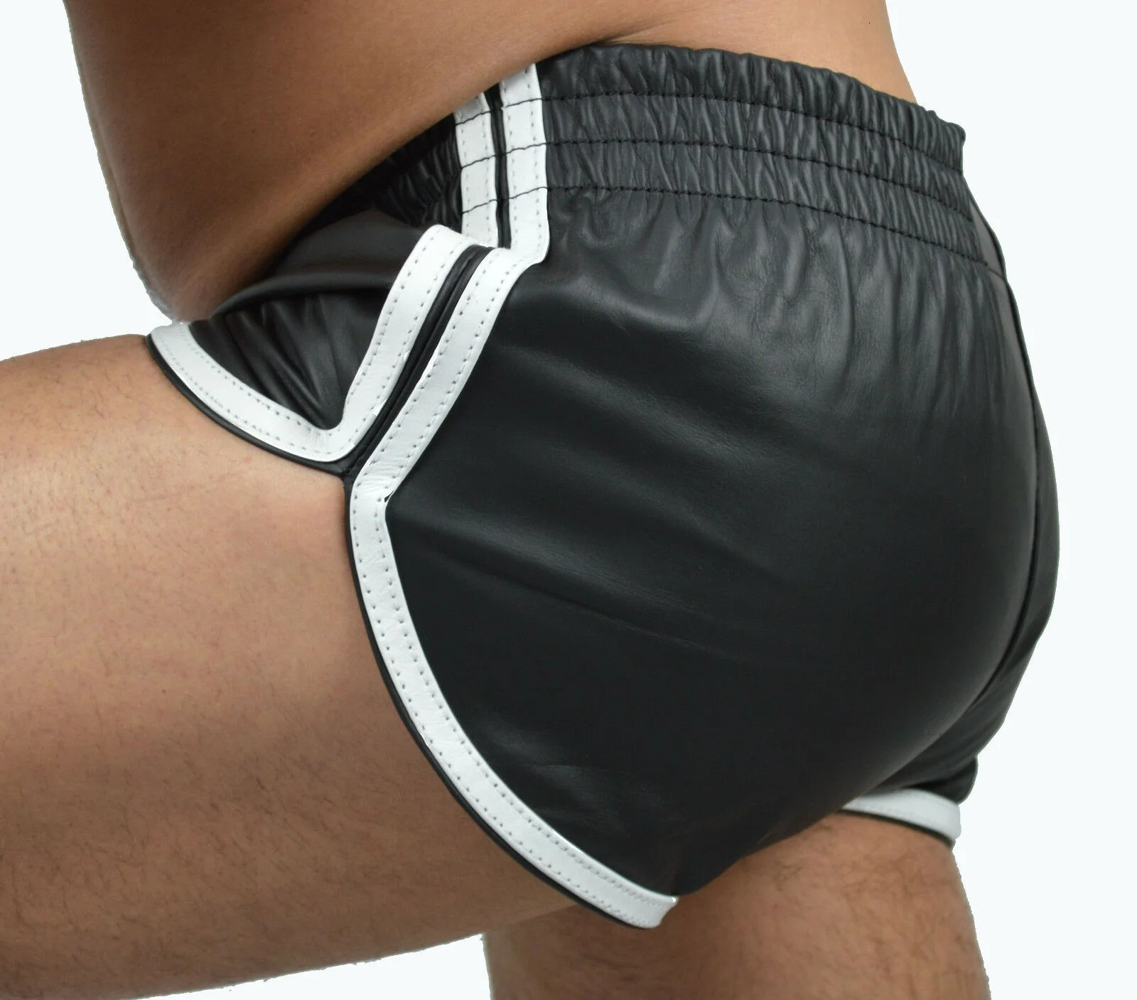 Leather Shorts Lammnapa Leather Boxer Shorts Sports Leather Shorts Short Pants- Show Original Title 240320
