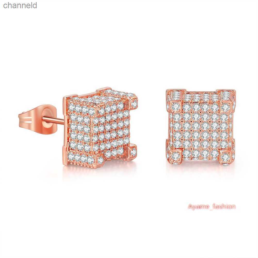 Mens Hip Hop Stud Earrings Jewelry New Fashion Gold Sier VVS Moissanite A variety of Styles Dia Earring L230518