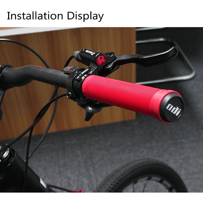 ODI Bicycle Handlebar Grips Silica Gel Grip Nonslip Shockabsorbing Cover Downhill Folding Bike 240318