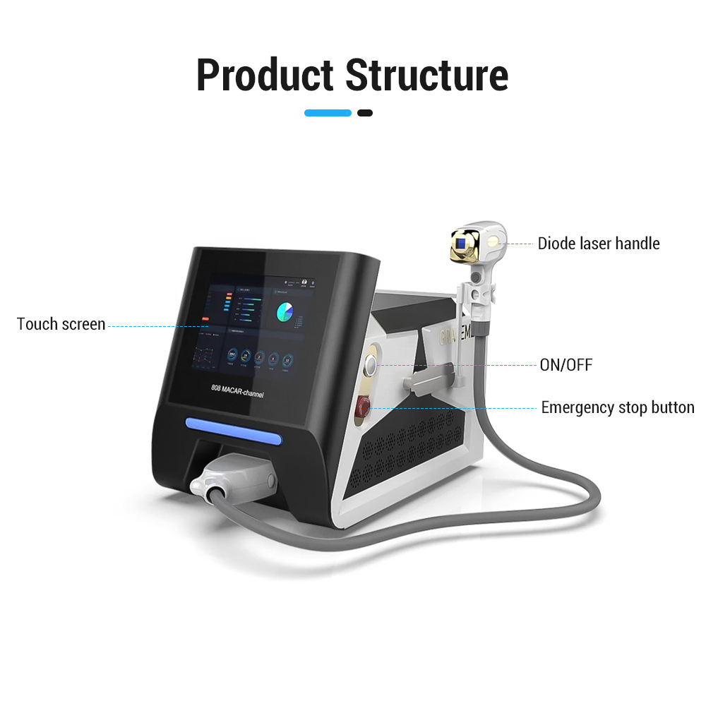 Hair Removal Ce Approved Diode Laser Speed 755 808 1064 Ice 808nm Diode Laser Hair-Removal Machine Price