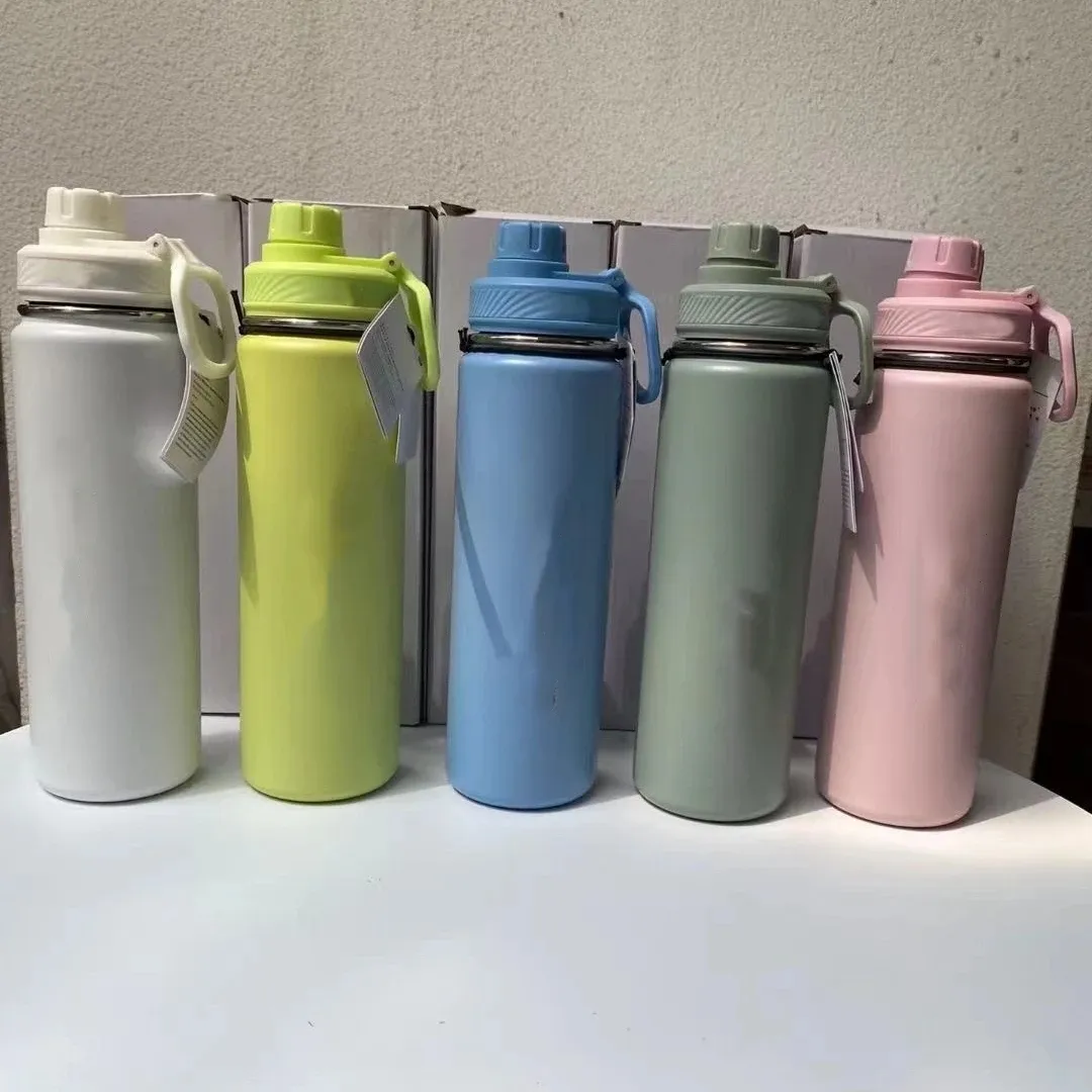 710ml L u Insulated Sports Bottle Water Bottles Stainless Steel Pure Titanium Vacuum Portable Leakproof Outdoor Cup
